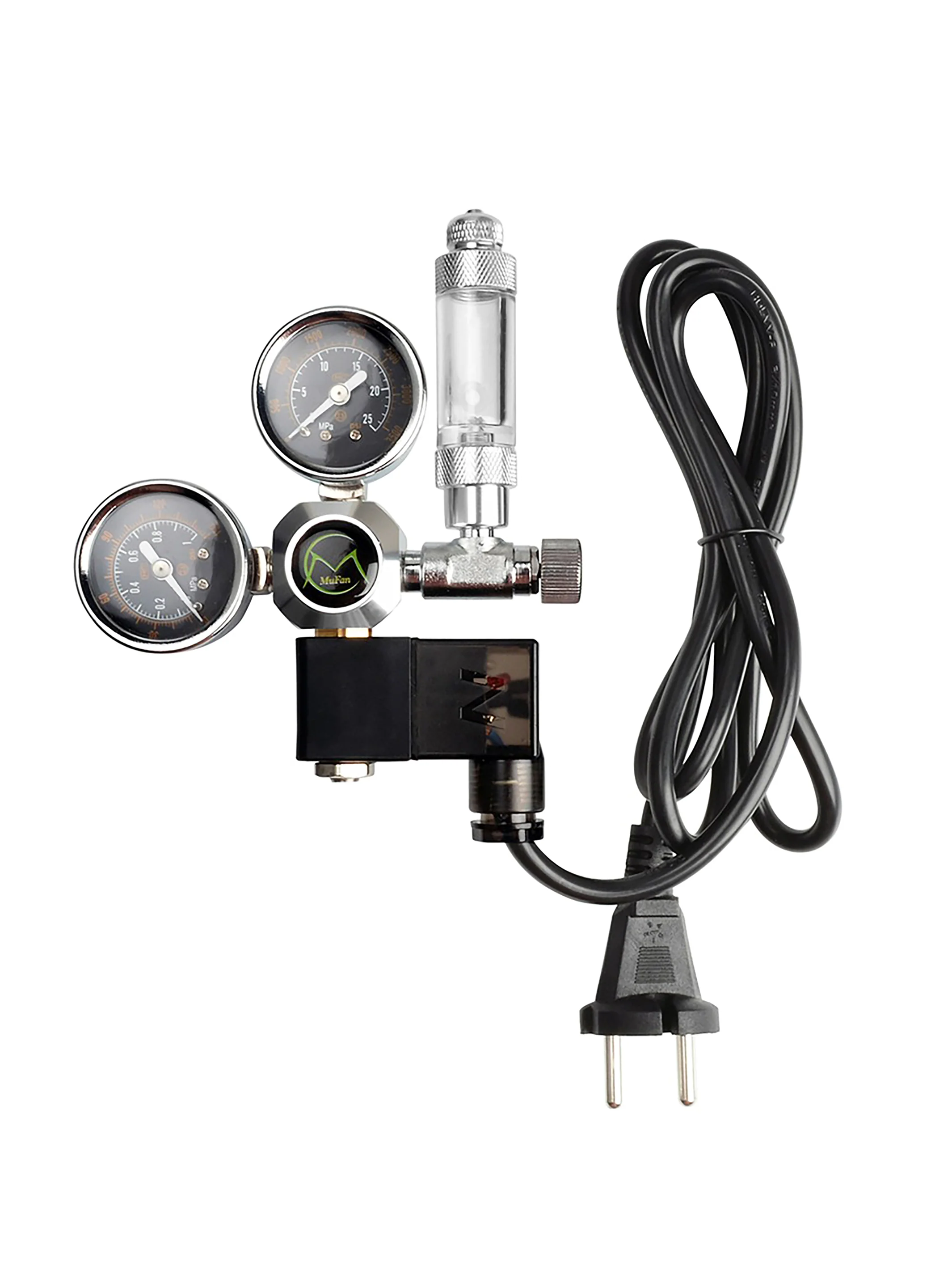 MUFAN Dual Gauge CO₂ Regulator alternate view